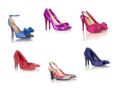 modelos de sapatos coloridos
