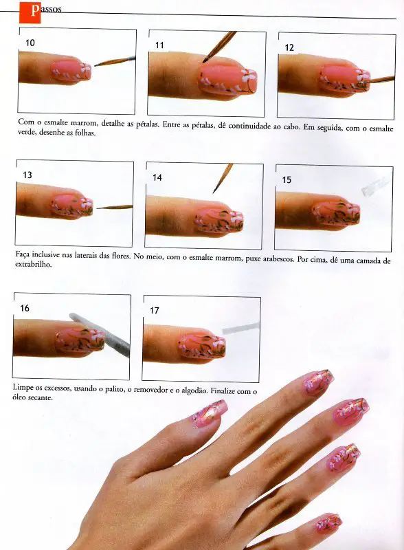 Unhas Desenhadas Passo A Passo – Esmaltes E Marcas | Moda - Cultura Mix