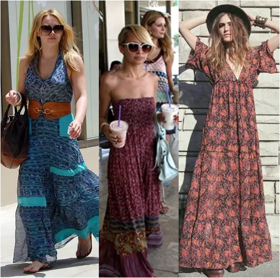 roupas femininas hippie chic