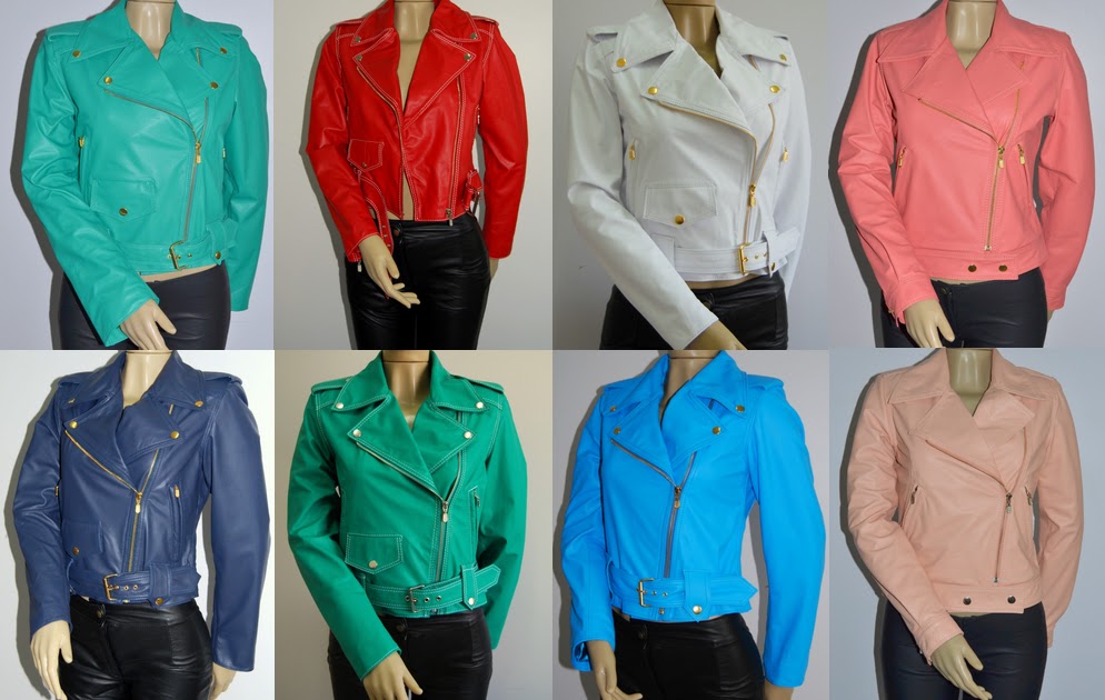 modelos de jaquetas de couro feminina