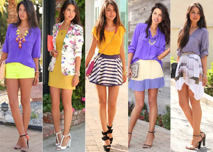 roupas coloridas femininas