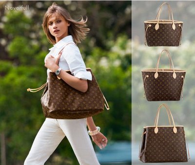 bolsa louis vuitton neverfull tamanhos