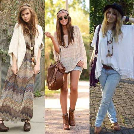 roupas hippie