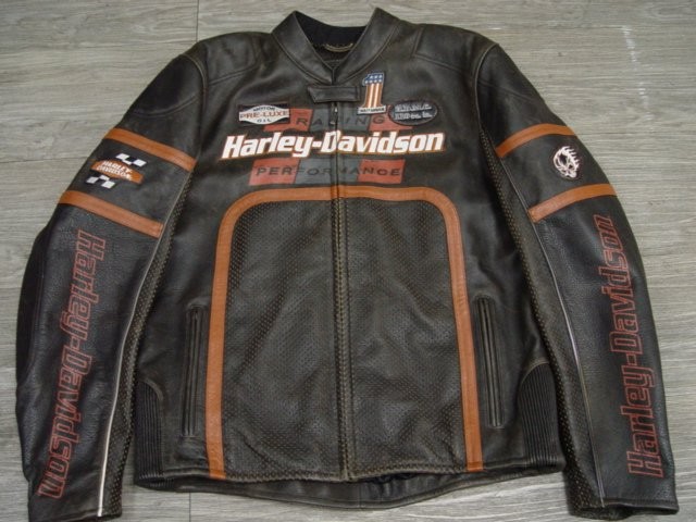 jaqueta de couro motoqueiro harley davidson