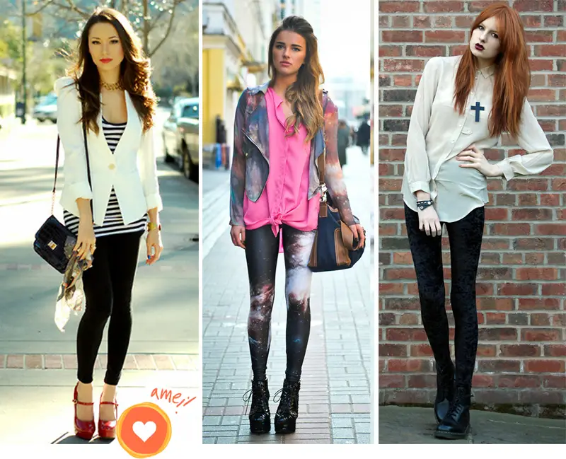 Look Com Legging  Moda - Cultura Mix