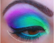 rainbow eyeshadow tutorial Great neon makeup on Tumblr