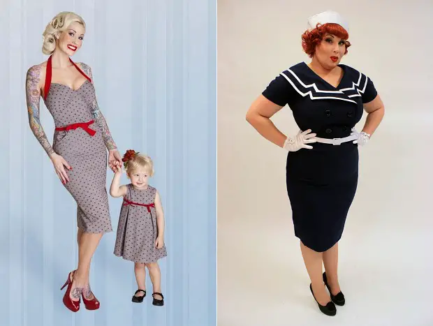 modelos de vestidos anos 50