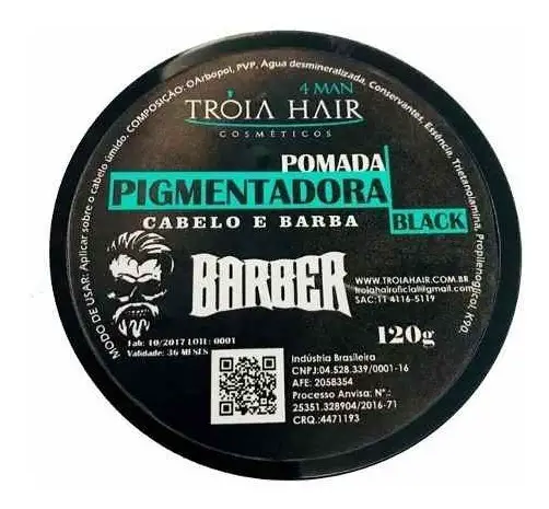 Pomada Pigmentadora Tróia Hair Black